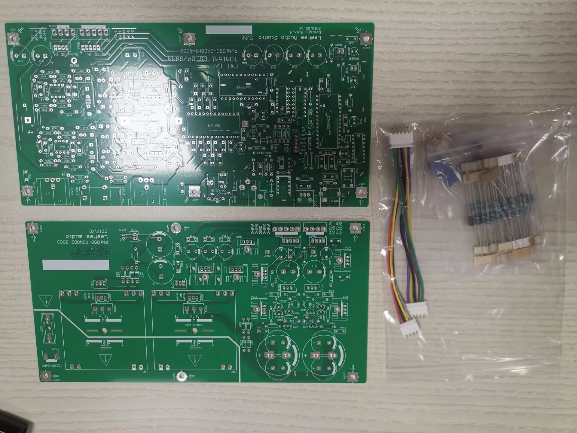 OP/S8 TDA1541 High Temperature DAC Decoder Coaxial Fiber RCA XLR Circuit Board
