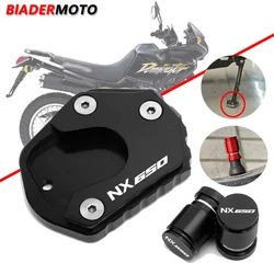 New Motorcycle Scooter For Honda NX650 NX 650 J-X Dominator 1993-1998 1999  Side Stand Enlarge Sled Sidestand Kickstand Foot Pad