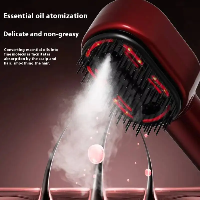 JianYouCare Scalp Massager Comb Two-Speed Vibration Massage Red Light Hair Protection Vibration Head Massage Anti-Hair Loss Care