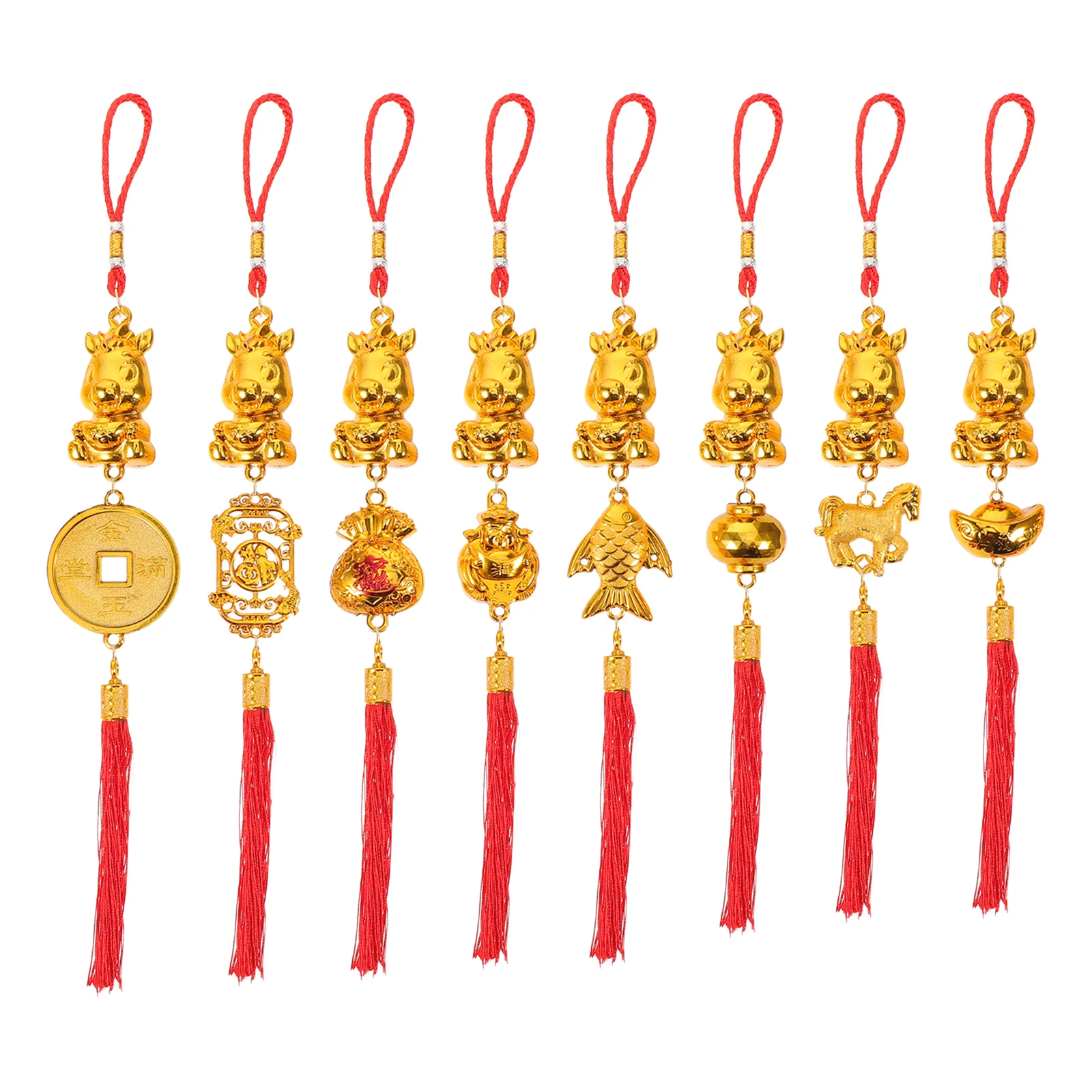8-pcs-ano-novo-chines-cavalo-pendurado-ornamentos-ano-lunar-bonsai-pingentes-estilo-antigo-estatuetas-da-sorte-para-o-festival-de-primavera
