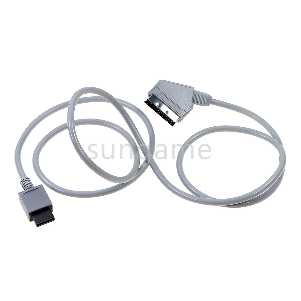 1pc for WII WIIU 1.8m Scart RGB Video Cable Cord for Wii NTSC Game Console HDTV Cord view 2
