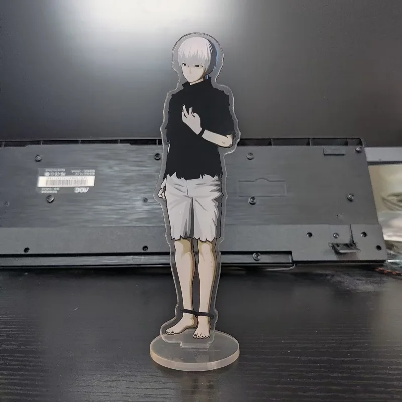 Japan Anime Ghoul Figures Kaneki Ken Touka Kirishima Acrylic Stands Model Plate Desk Decor Props Halloween Gift Fans Collection