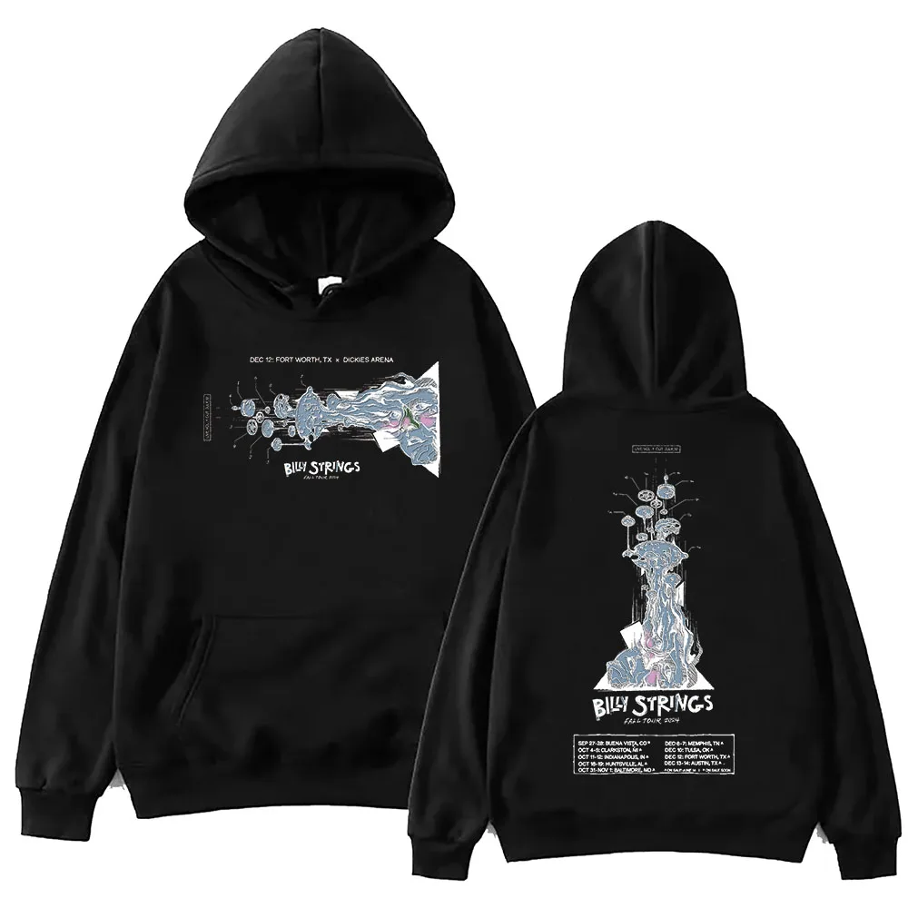 Billy Strings Fall Tour 2024 Hoodie Harajuku Hip Hop Pullover Tops Sweatshirt Fans Gift Tops