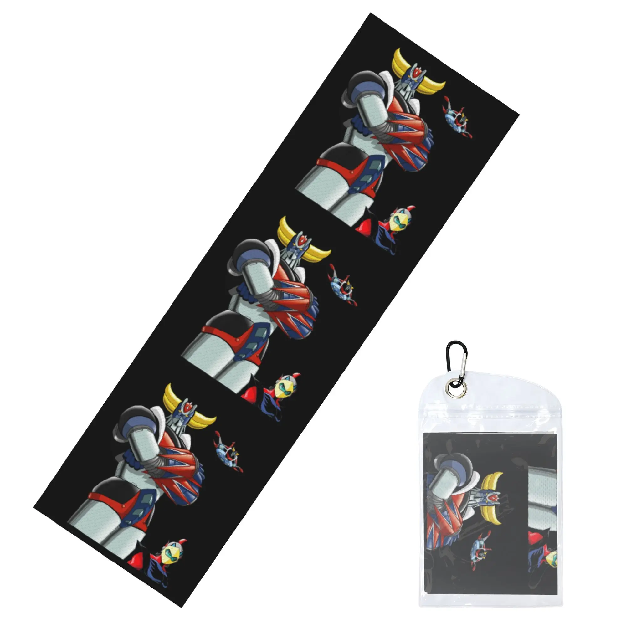 Goldorak Cold Exercise Towel  UFO Robot Super Soft Breathable Instant Cooling Towel Yoga Towels