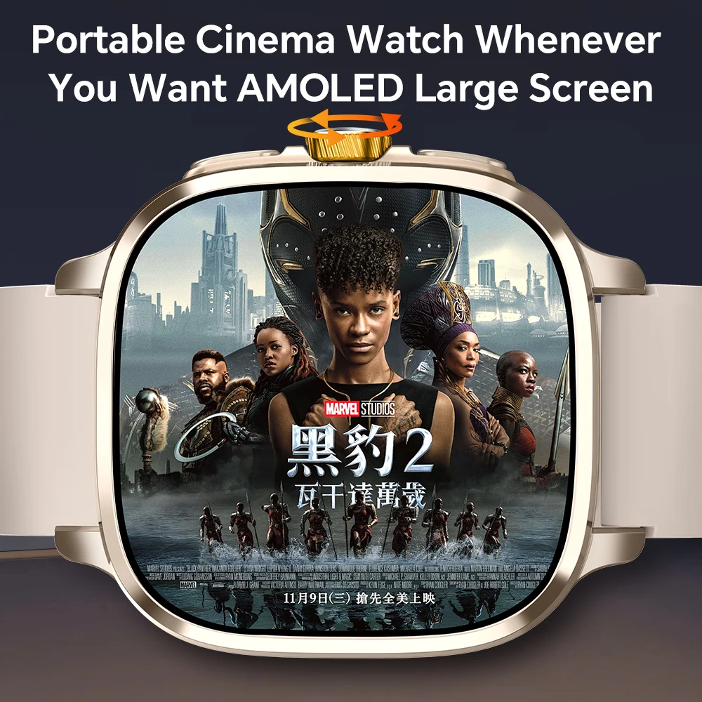 الإصدار العالمي S99 Smartwatch 2.4 بوصة شاشة Amoled إدراج بطاقة Sim GPS WIFI 190 ° لعبة الكاميرا الدوارة Android 9.0 Smart Watch #6