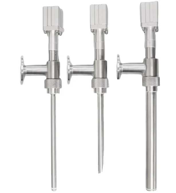 Drip-proof filling head nozzle, straight-head bayonet type, 304 stainless steel extended filling valve
