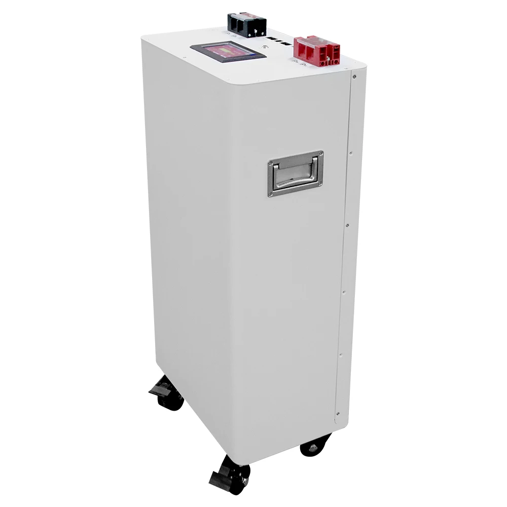 48V 16S LiFePO4 DIY Battery Box Kit 15kWh Capacity With JK 200A Smart BMS 4.3 Inch Touch LCD Display Metal Storage Case