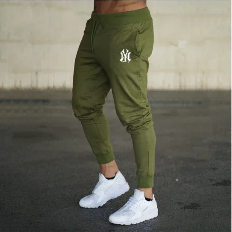 ชายกางเกงฤดูร้อนสบายๆกางเกงใหม่ผู้ชายเสื้อผ้าฟิตเนสกีฬา Jogging Tracksuits Sweatpants Harajuku Streetwear กางเกงบาง