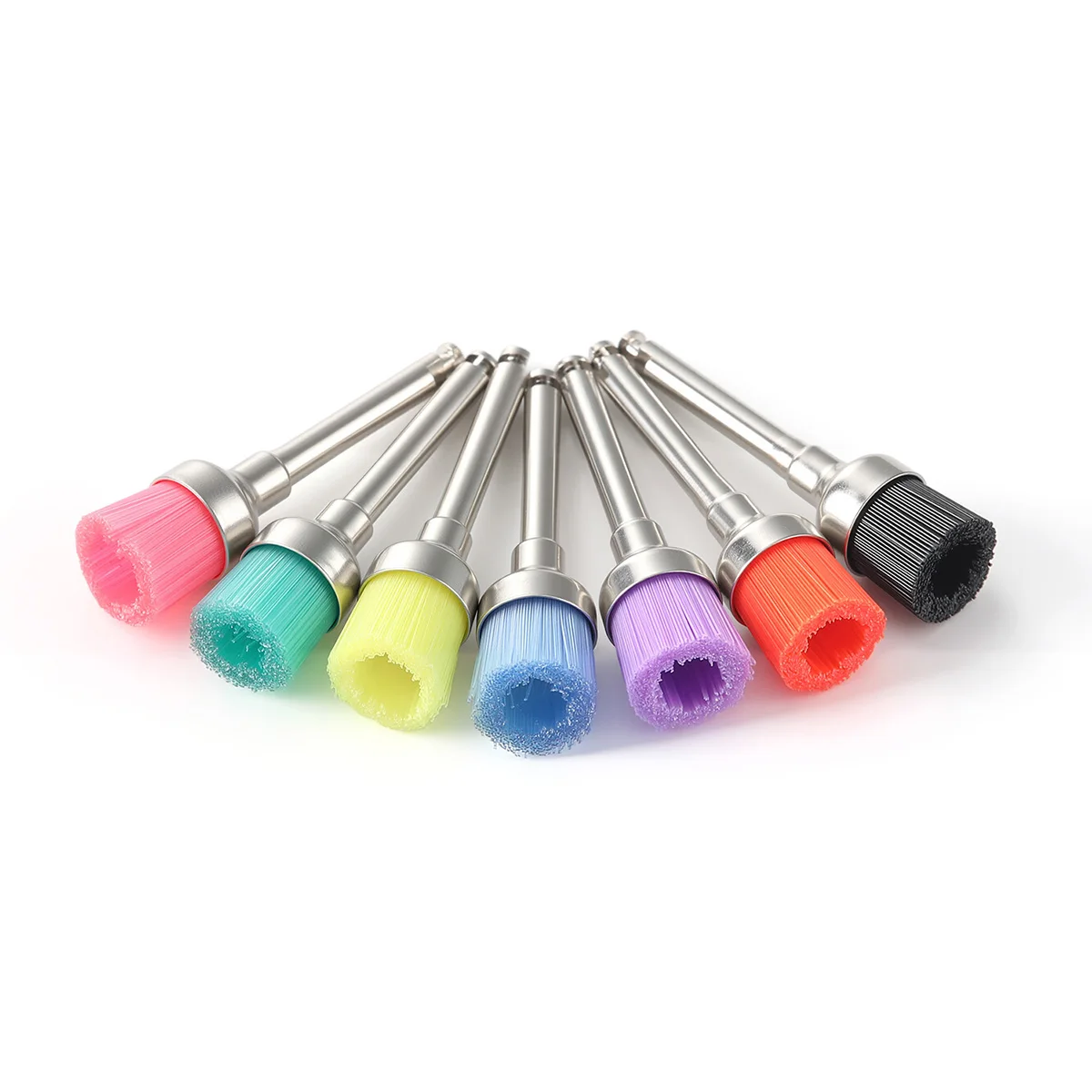 

10Pcs/Pack Dental Colorful Nylon/Bristle Prophy Polishing Brush Dentist Tools RA2.35mm 3/32inch Dentist Tools