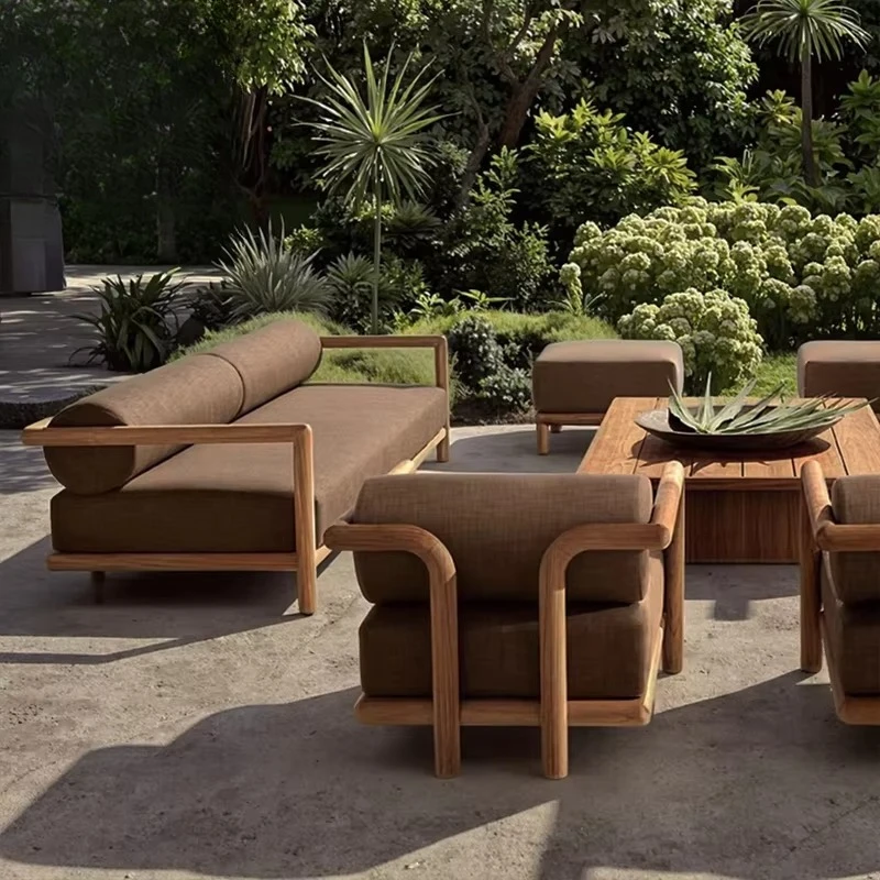 Luxury Cheap Outdoor Furniture Tropical Garden Sets Boho Sofa Sets Frame For Seats Outdoor For Garden Sofa Shows