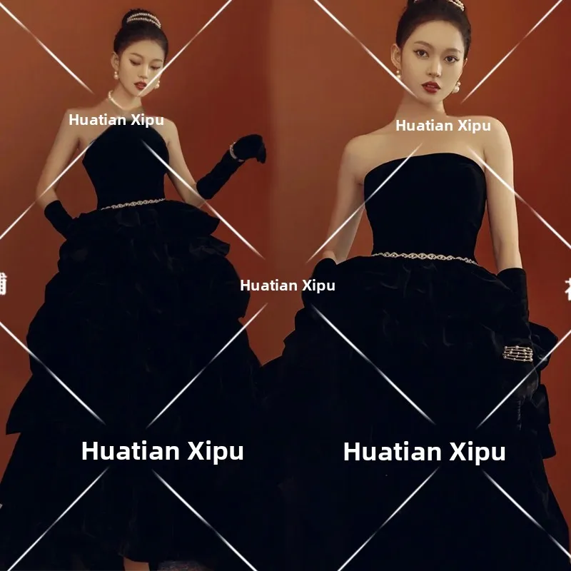 nouveau-vintage-hepburn-sle-bla-velours-bustier-mariage-dr-haut-de-gamme-studio-costume-pour-les-jeunes-femmes-ages-de-8-a-25-ans