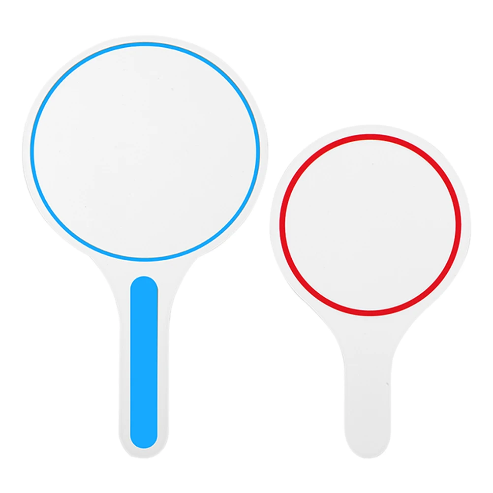 2 قطعة لوحة النتائج الصغيرة الجافة محو مجداف مجلس سهلة متعددة الأغراض يده السبورة لألعاب مكتب المدرسة #2