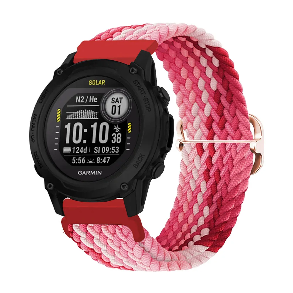 

Elastic Bands for Garmin Instinct Esports/Solar/Tide/Tactical Band, Nylon Woven Strap