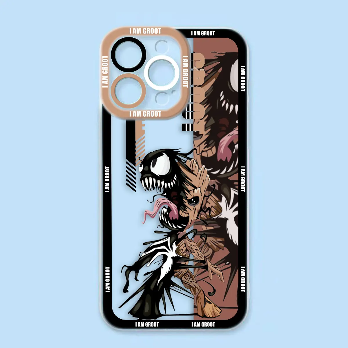 Funda de teléfono Marvel Cute Baby Groot para Samsung A02 A03S A03 A04 A05 A05S A06 A7 A10 A12 A13 A14 A15 A16 NOTA 10 20 funda transparente