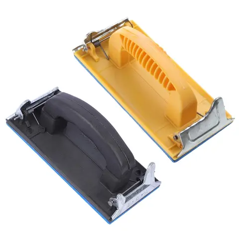 Hand Sander with Handle Manual Plastic Sandpaper Holder for Woodworking Wall A0KF