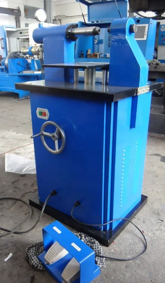 Foot press brake pad shoe riveting machine