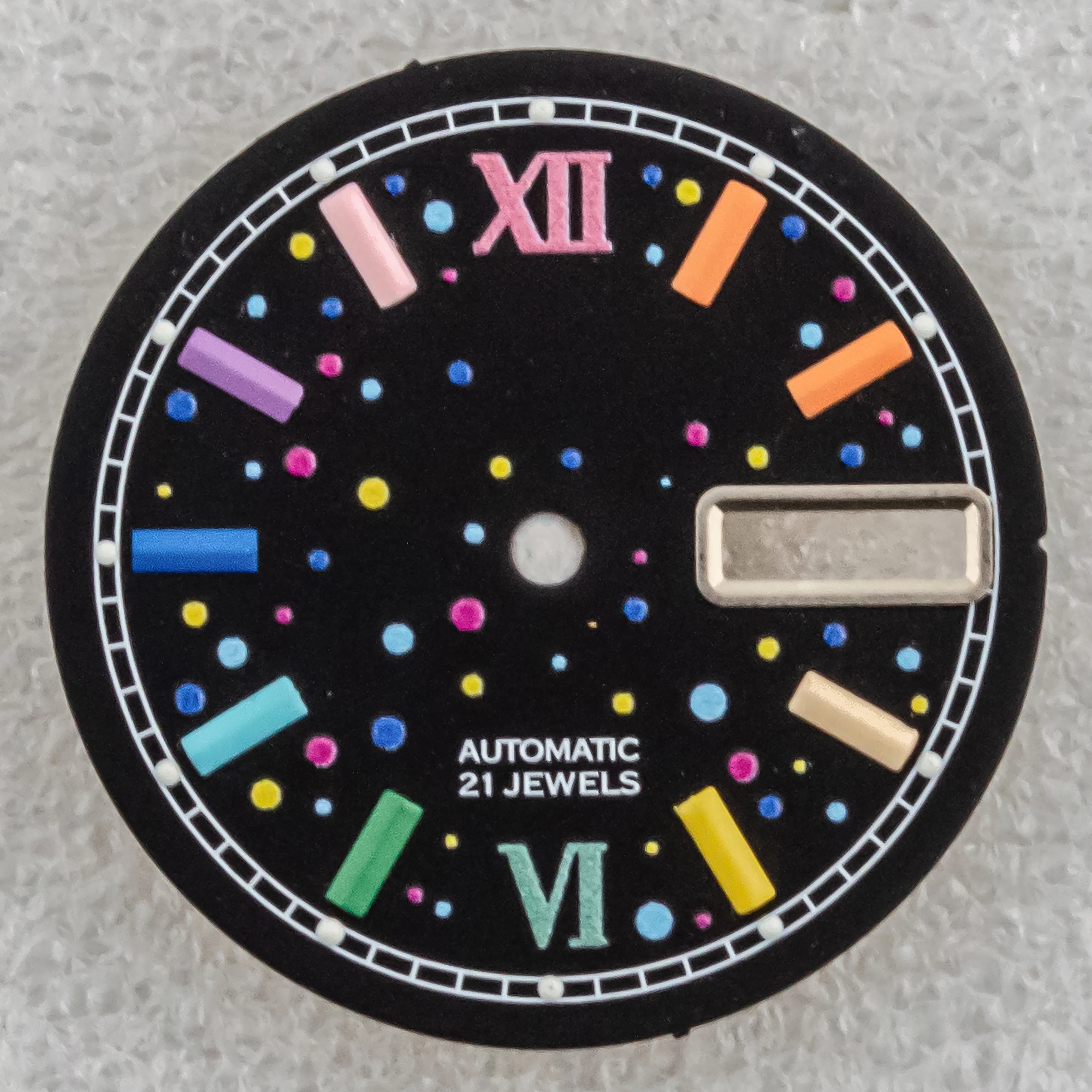

NH35 Dial Hands Green Luminous 28.5mm Watch Dial Pointers Needles Fit for NH35 NH36 4R36 Automatic Movement SKX007 Watch Faces