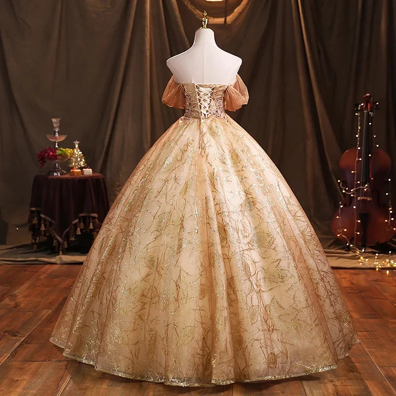 فستان مضيف الموضة كريمة الفن امتحان الصوتية فستان سهرة الراقية الملمس مأدبة أنيقة Dress2026new حزام الكتف بطاقة