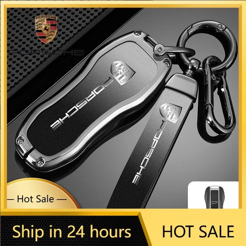 

Чехол-накладка из цинкового сплава для автомобильного ключа Porsche Cayenne Panamera Macan 911, защитный корпус, смарт-аксессуары для дистанционного управления Porsche 911 71