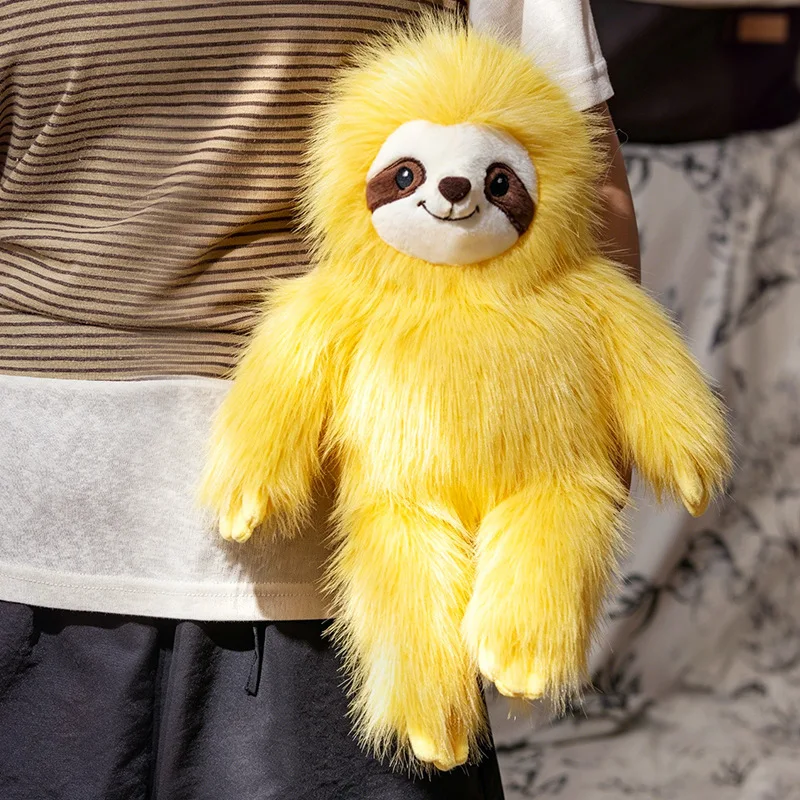 Cute Sloth Plush Toys Long Hair Stuffed Animal Dolls Soft Pillow Girls Birthday Gifts Nursery Room Decor Present