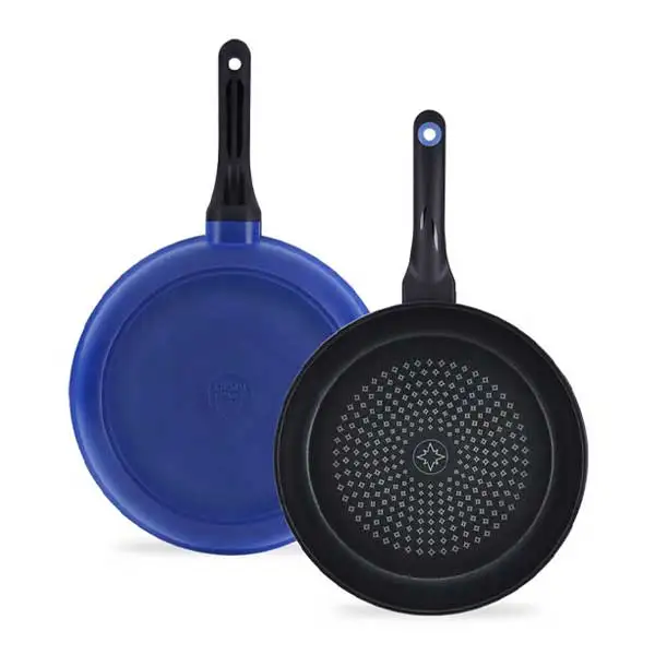 30CM Coated Frying Pan for KIN-flower luxury induction frying pan