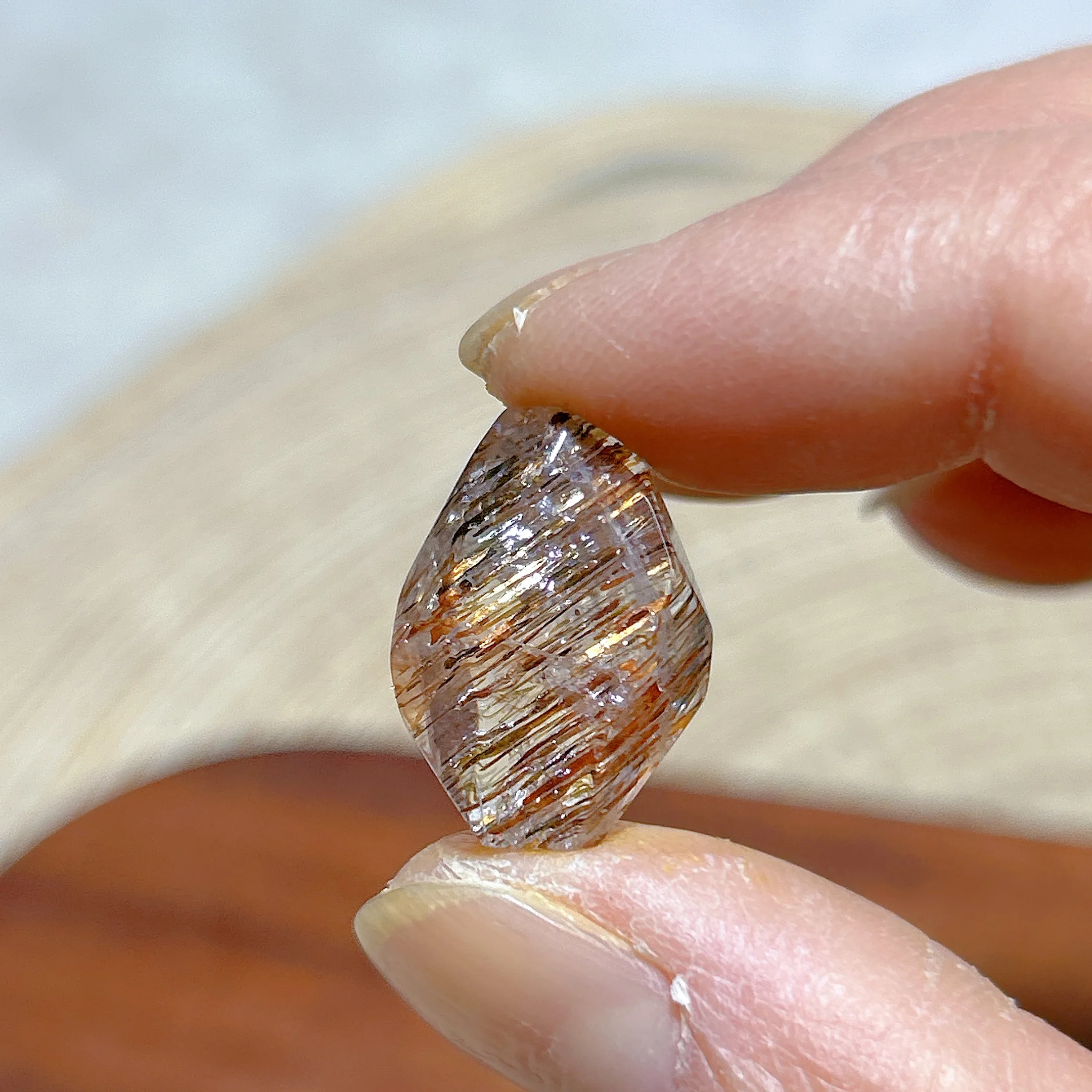 

High Quality Natural Crystal Black Rutile With Super Seven Small Free Form Polished Healing Mineral Energy Home Decorations Gift