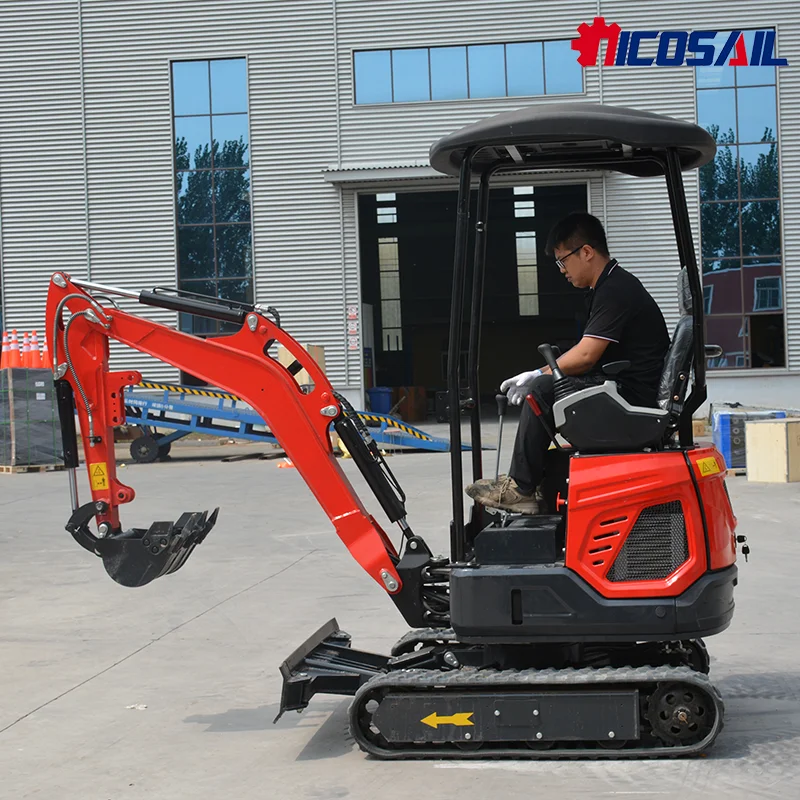 محرك حفارة المزرعة الصغيرة صغير 1.8 طن 2 طن نوع المسار مخفضة للبيع حفار حفارة هيدروليكية عالية الجودة #2