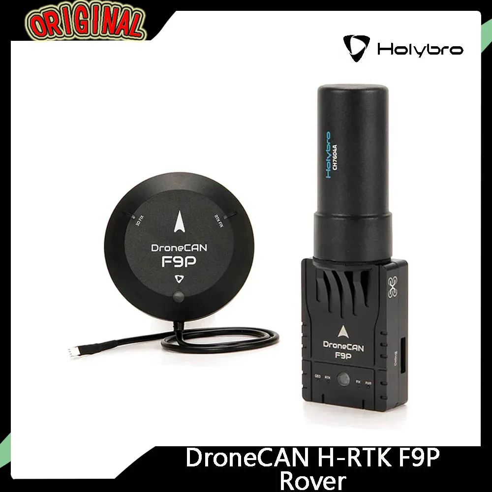 

Holybro DroneCAN H-RTK F9P GNSS System Rover/Helical Antenna High Precision 8Hz Compatible with Pixhawk FC