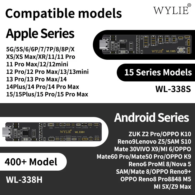 WYLIE Compact Battery Activation Detection Board For iPhone For Samsung Huawei Android Batteries Repair Test Too