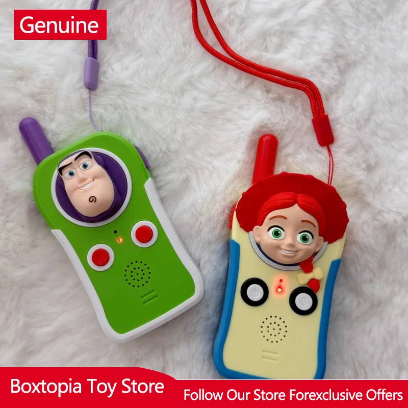 New Walkie Talkies Toy Story Buzz Lightyear Jessie Long Range Clear Sound Portable Two Way Radio For Family