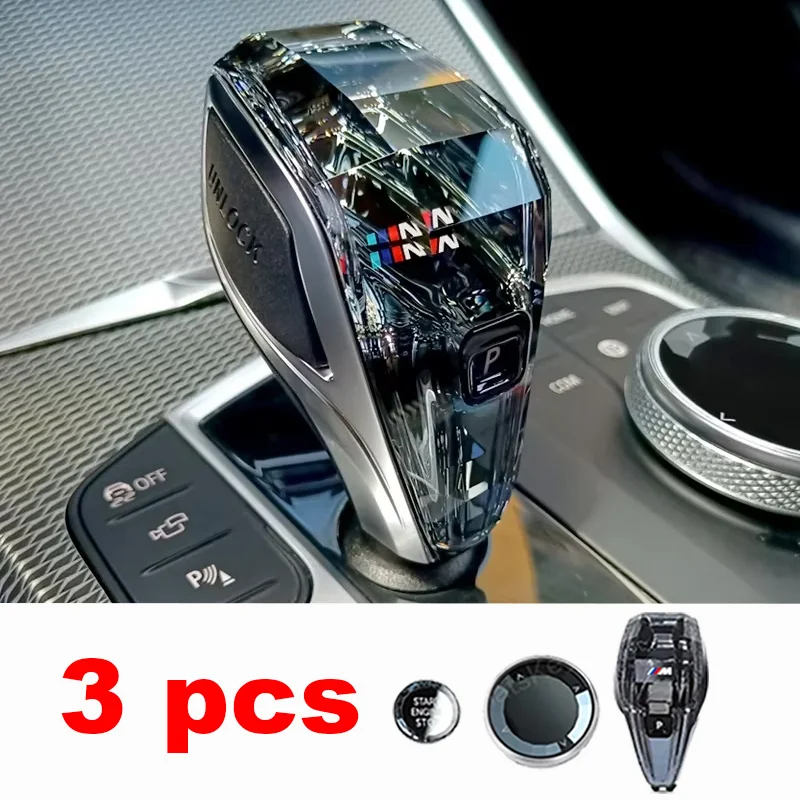 BMW Crystal gear shift knob handle lever handlball head 1 2 3 4 5 6 7 X3 X4 ix3 i8 G30 F20 F22 F30 F32 F18 F06 F01 F25 F26