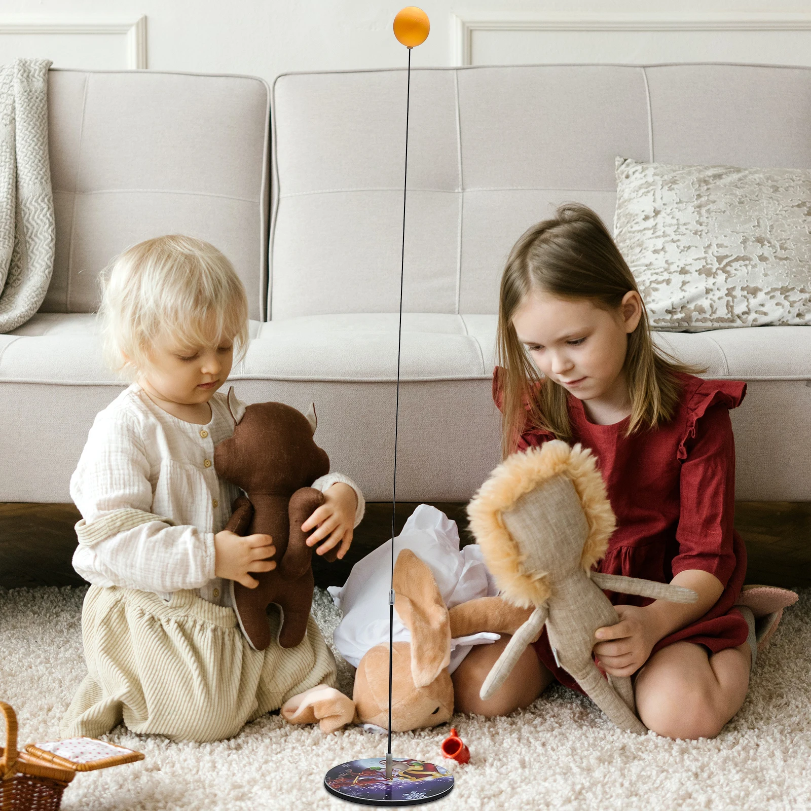 

1 комплект, эластичный вал для тренировок по настольному теннису-тренажер для понга, домашняя спортивная ракетка для занятий спортом в помещении и на открытом воздухе для рефлекторных навыков