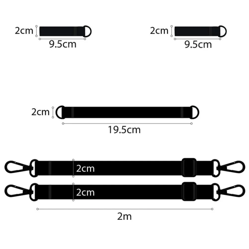 Windproof Buckle Umbrella Wind Rope For Outdoor Sunshade Black Wind Protection Stability Enhancement Load Reduction