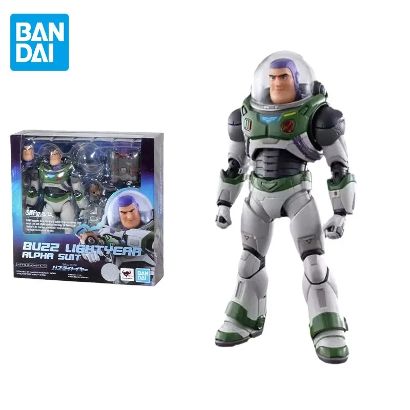 

Bandai Original Movie Anime Figure SHF Buzz Lightyear ALPHA SUIT Action Figure Toys for Kids Gift Collectible Model Ornaments