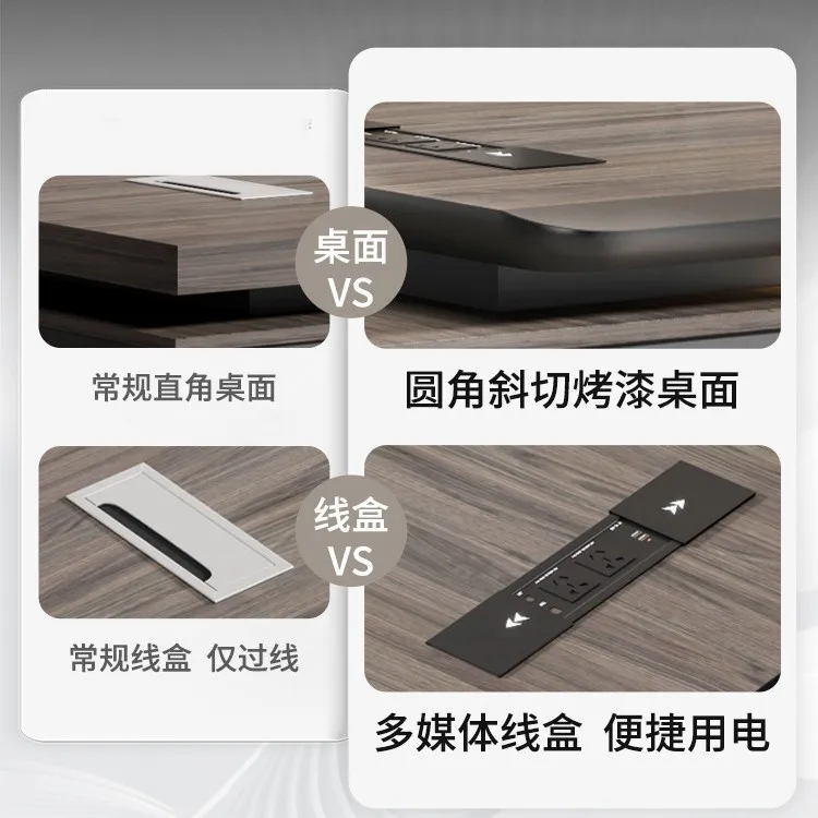 Desk Light Luxury Office Manager Desk And Chair Combination Simple Modern President Large Desk Cross-border