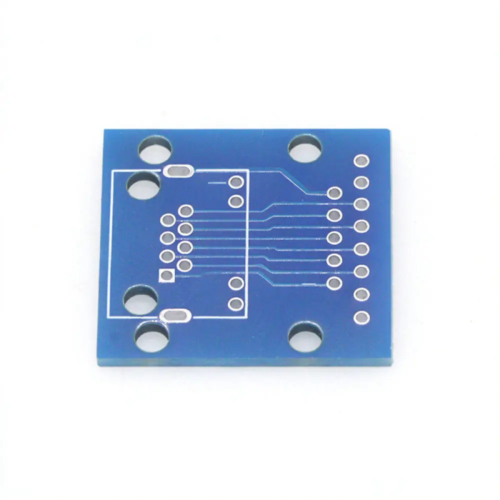 RJ45 Network Port Adapter Board With LED Signal Light 2 54mm DIP Pitch PCB For Yuanlitai Embedded Device Integration