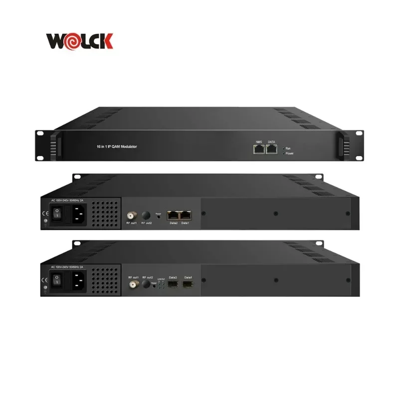 

Цифровой модулятор WOLCK 16 32 Carrier MPTS SPTS DVBC IP QAM