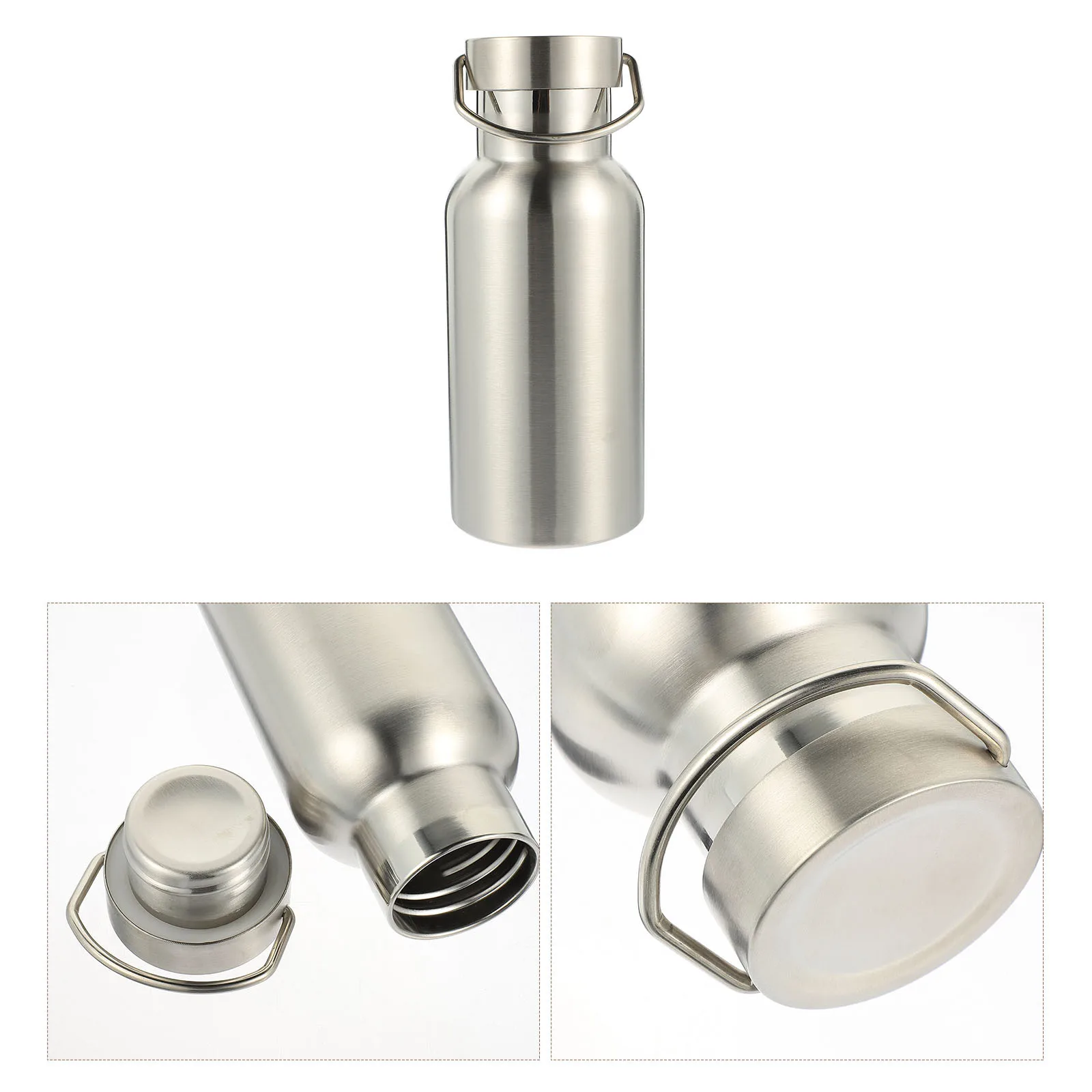 

Stainless Steel Vacuum Bottle 500Ml Insulated Water Bottle Portable Sports Drink Container For Outdoor Travel Camping