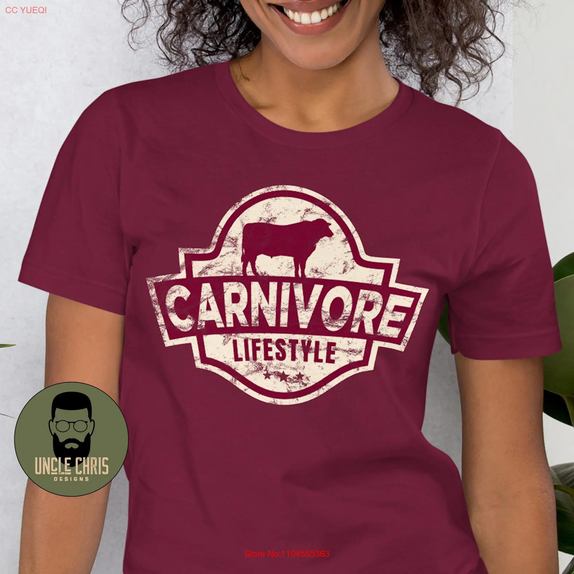 

Винтажная футболка Carnivore DieT с потертостями, со значком в стиле жизни, Джерси с длинными или короткими рукавами