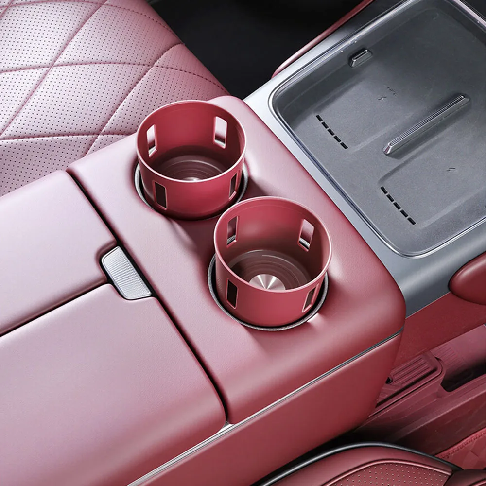 Silicone Water Cup Pad For Central Control For VOYAH Taishan Mount Tai Interior Supplies Three Row Water Cup Protective Cover