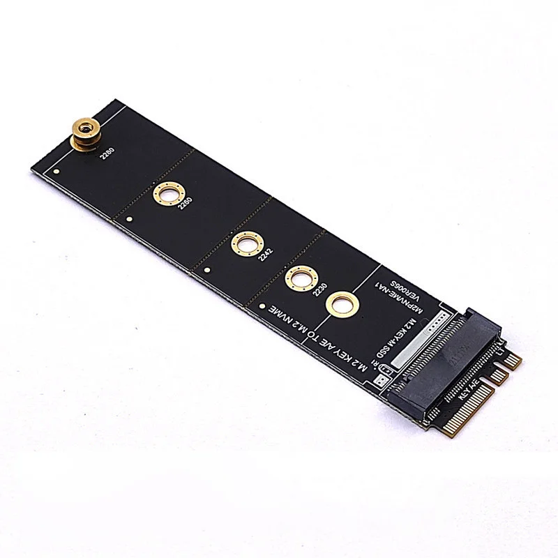 JavicTech  Wireless M.2 A/E Key Slot To M.2 M Key Wifi Bluetooth-compatible Adapter For NVMe PCI Express SSD Port