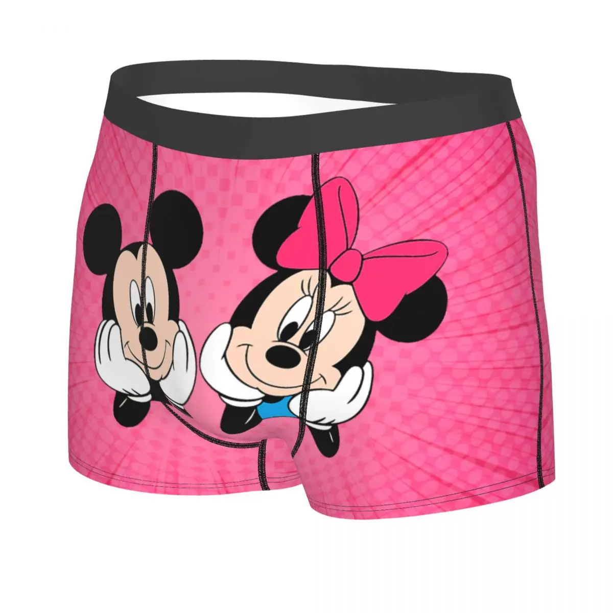 Custom Mickey Mouse Boxers Shorts Mens Briefs Underwear Novelty Underpants