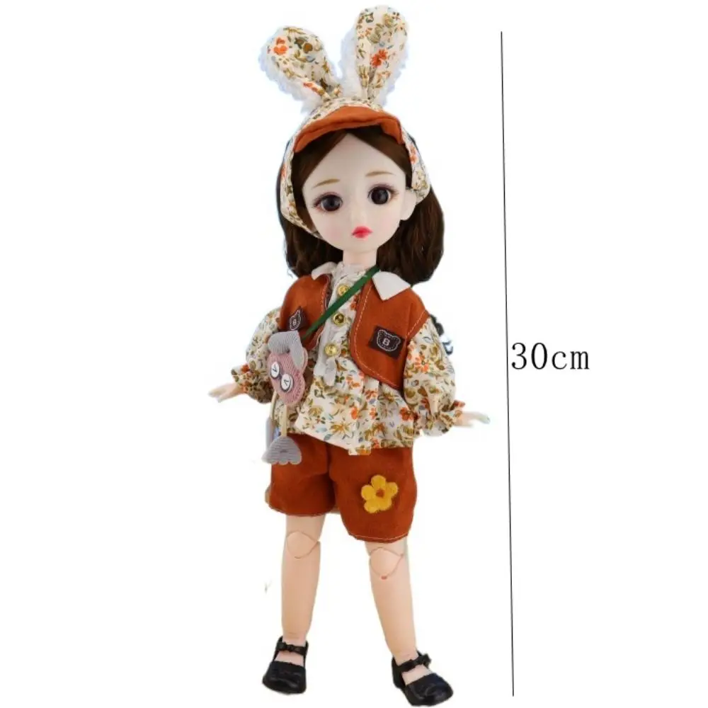 1/6 SD 30 cm bambola Bjd con vestiti capelli lunghi con parrucca trucco principessa vestire bambole BJD occhi attraenti realistici