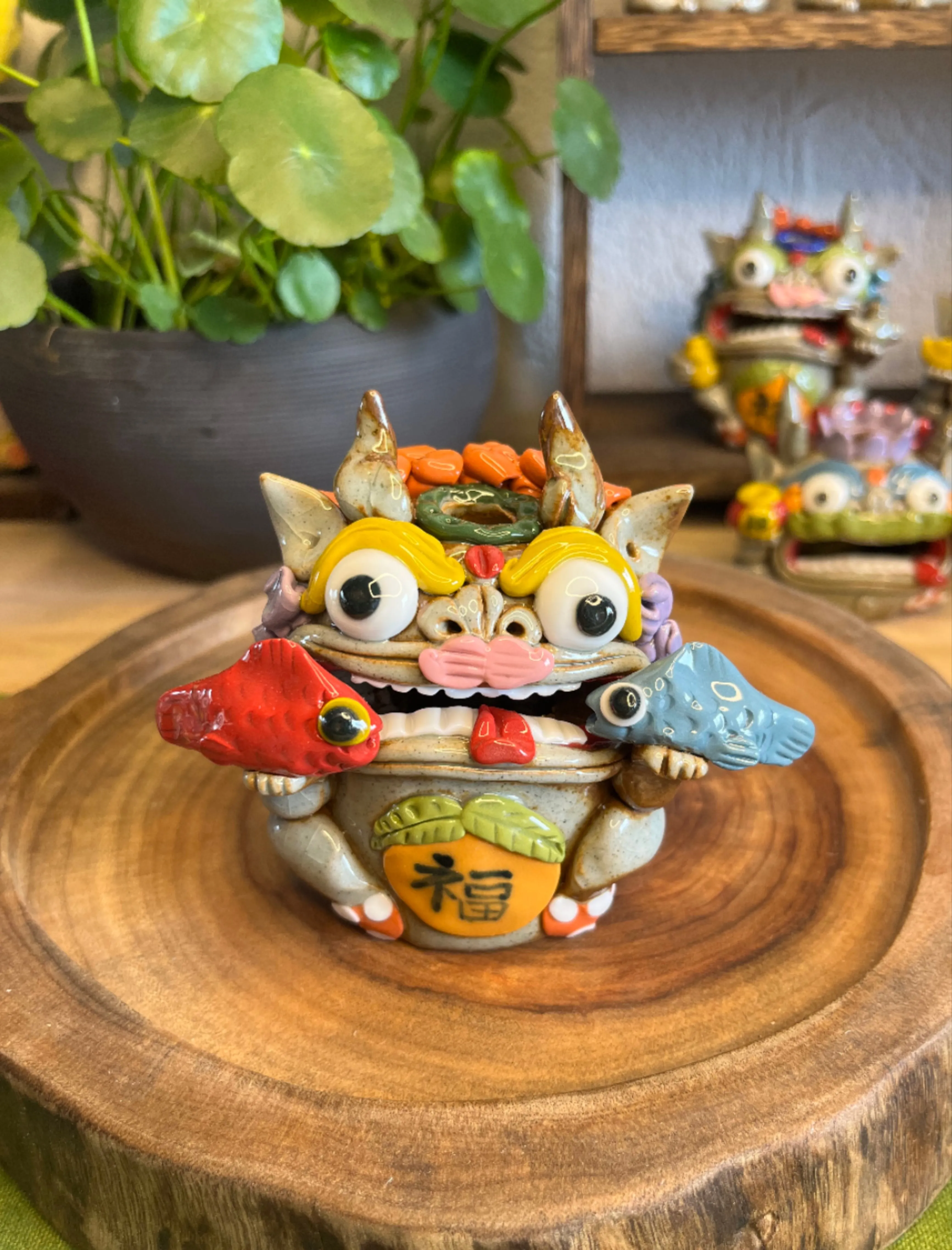 

Handmade Jingdezhen Pure Ceramics Incense Tea Ornaments Joss-Stick Backflow Holder Decoration Opening Creative Gift
