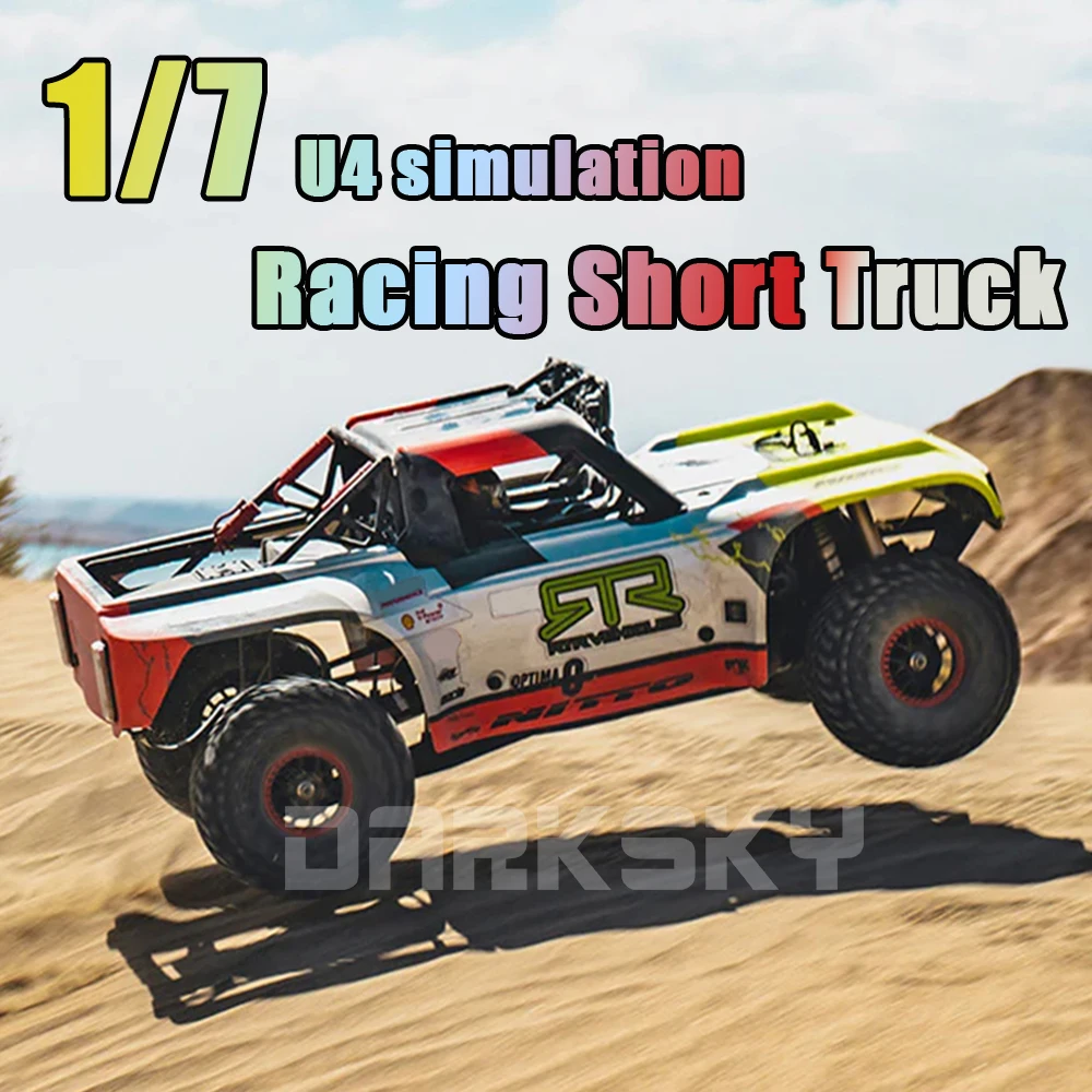 

1/7 RTR U4 Моделирование RC Пульт Дистанционного Управления Электрический 4 Вт Гоночный Короткий Грузовик Внедорожник 10702 4074