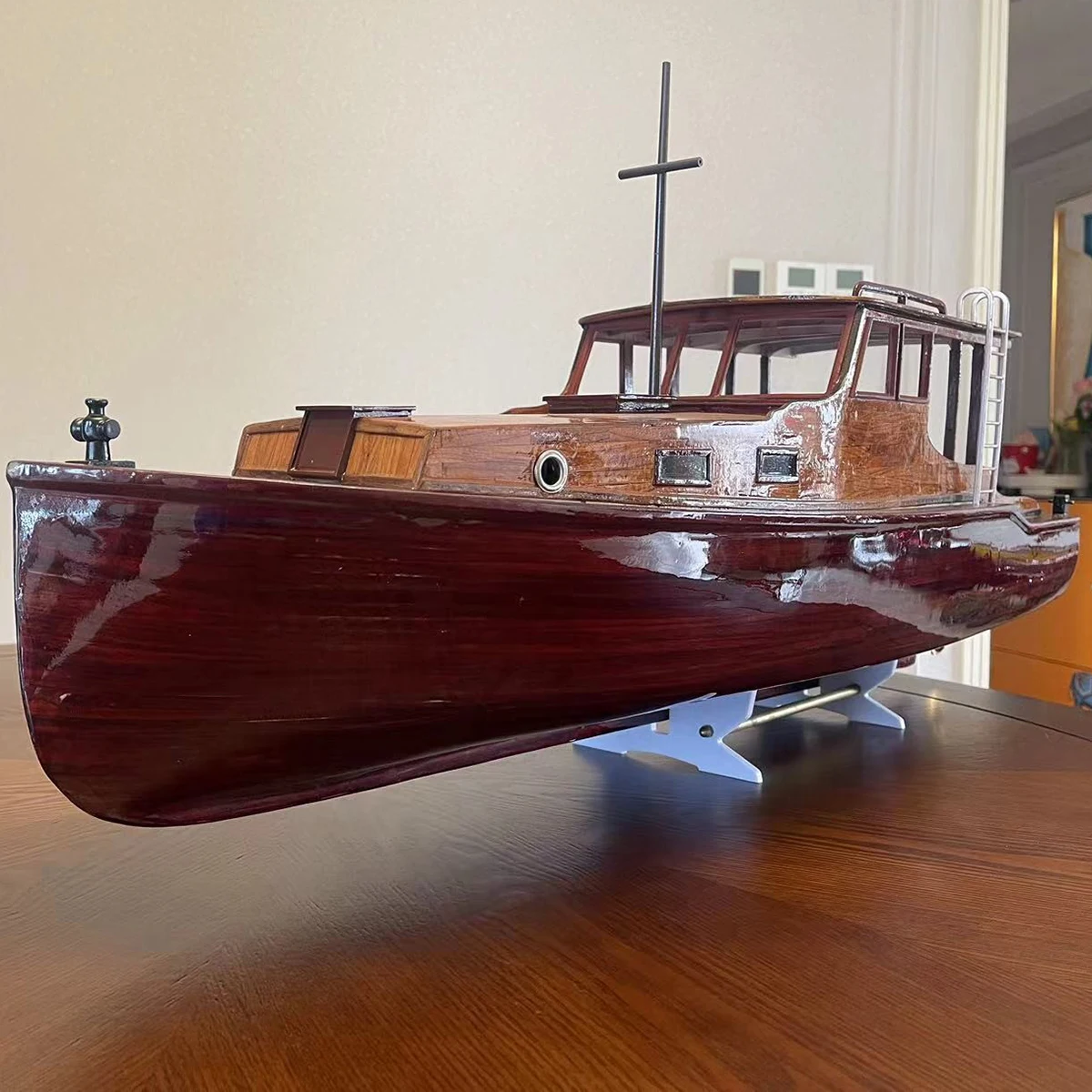 

1/12 RC Boat 93cm Hemingway's PILAR Remote Control Fishing Boat Light-curing Printing Details RC Boat Model Kit Adult Toy