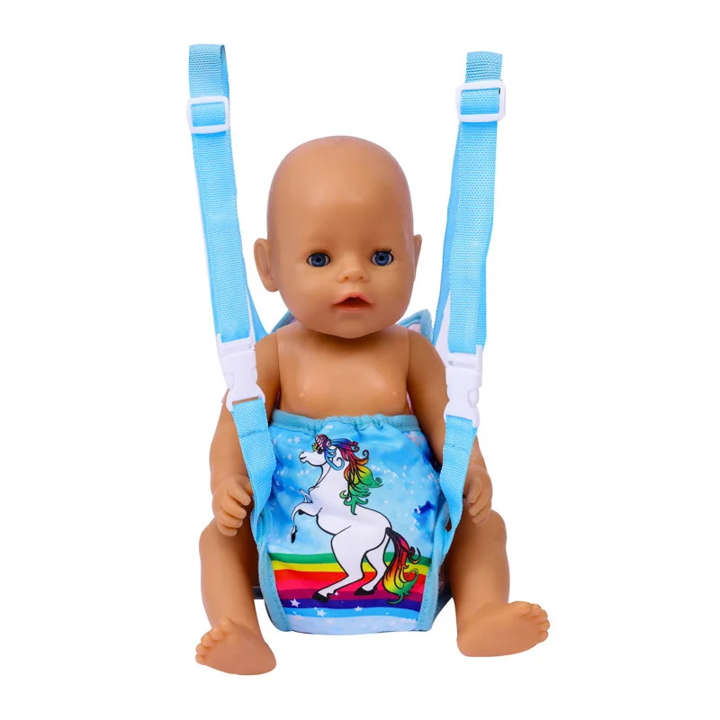 

Кукольный рюкзак для кукол 43 см, мини-сумка для переноски, костюм Baby Born, подходит для 18-дюймовых кукол, подарок на день рождения для американской девочки, сумка для куклы
