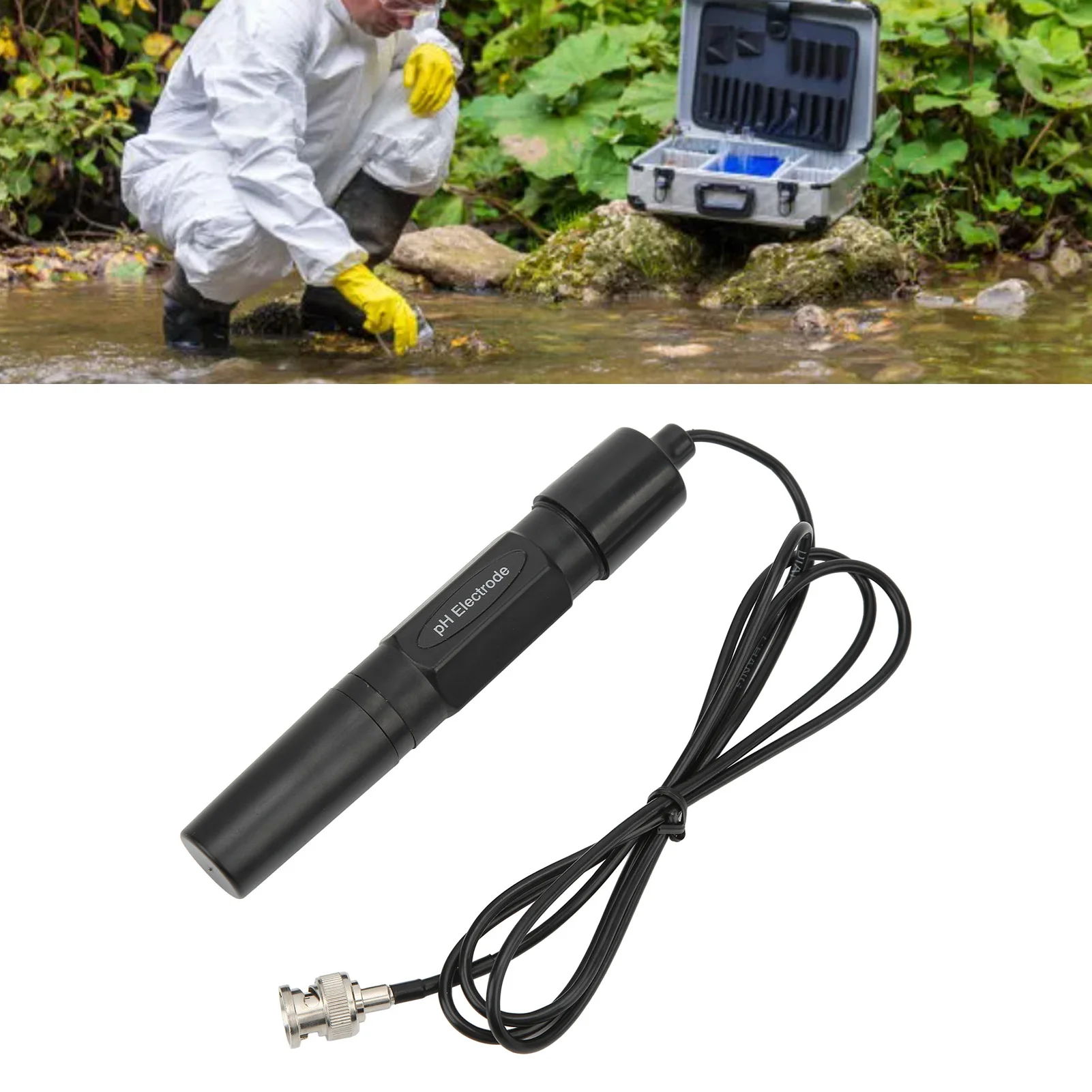 201H Probe Sensor High Accuracy Laboratory Compound  Electrode  Meter BNC Connector  Electrode  Probe  Probe Sensor