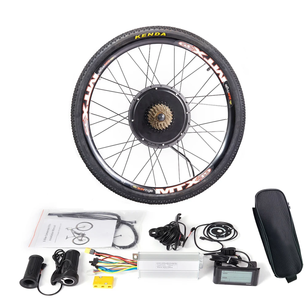 الاتحاد الأوروبي الأسهم لا ضريبة CSC العجلات الخلفية 26 '27.5 '29' مكبح قرصي MTX حافة دراجة كهربائية تحويل عدة 48 فولت 1000 واط 1500 واط Ebike محور المحرك #3