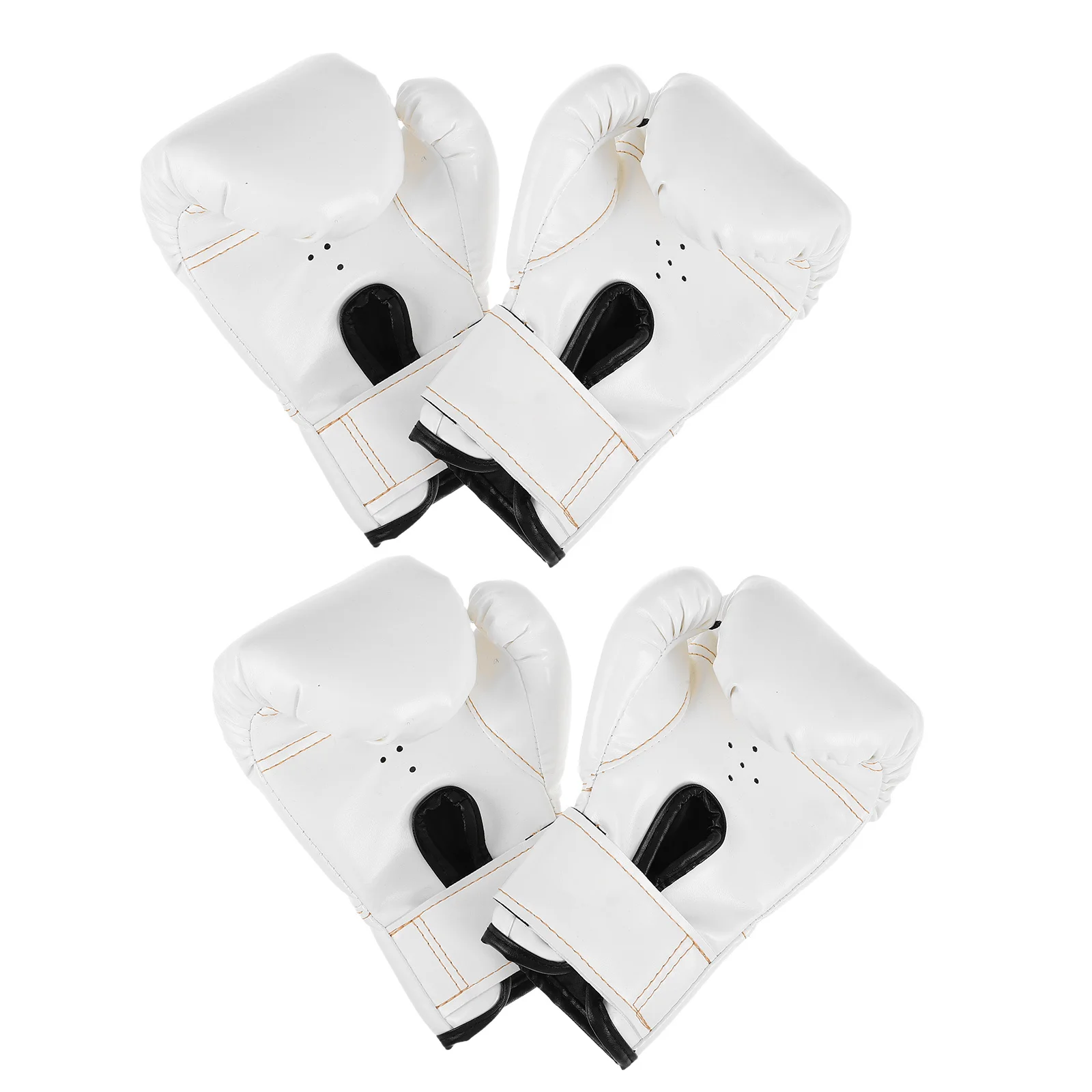 

2Pair Child Boxing Gloves Set Stylish Color Finish for Young Athletes Foam Padded Safety in Kickboxing Taekwondo Training
